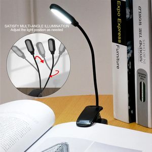Mini livre LED Night Light Table Lampe Oeil Protection Réglable Clidon Batter Battery Powered Flexible Study Bedroom Lire 240508