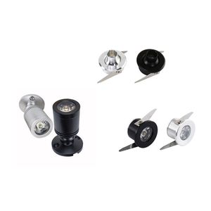Mini kits de focos LED gabinete puck focos downlight para mostrador de cocina joyería armario escaparate 1 vatios Crestech168