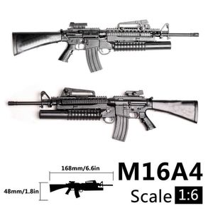 Mini M16A4 Gun Model 3D Puzzles Building Bricks Kit Rifle PUBG Mobile Block Toys