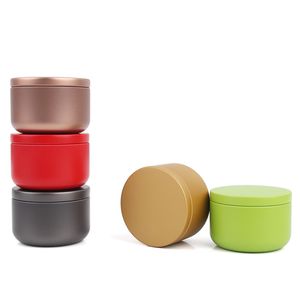 Mini cajas de almacenamiento de lata de metal, latas pequeñas selladas para recipientes para café, té, dulces