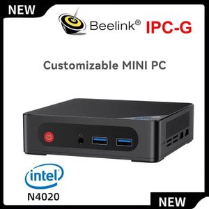Mini Pcs Ipc-G Sin Ventilador Ipc Computadora Personalizable Pc Industrial Intel Celeron N4020 Hasta 2.8Ghz Ddr4 Ssd 2Xgigabit Lan Wifi5 Bt5.1 Dro Otvkz