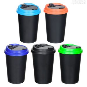 Mini en plastique Cendre à cendrier sans fumée plateau de cendres lumineux Détalable Holder de cigarette durable tasse de rangement respectueuse de la couverture avec des accessoires de tabac