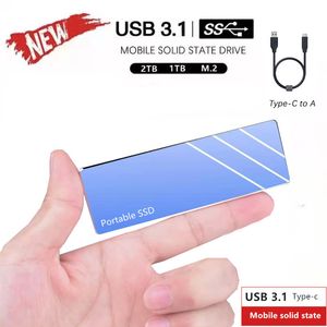 Mini Portable SSD Type-C/USB3.1 External Mobile Solid State Drive High Speed 1TB 2TB 4TB Hard Drive 500GB Laptop Hard Drive