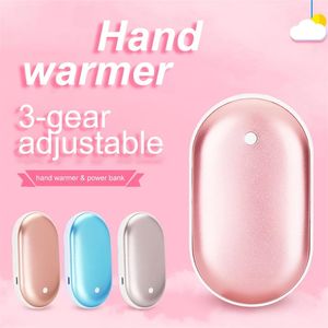 Mini Power Banks Chauffe-mains Chauffage Mobile Power Rechargeable Cobblestone Pocket Powers Bank Réutilisable Electric Winter Heater