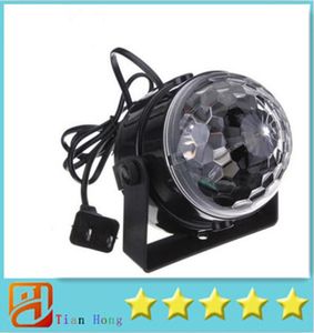 Mini RGB LED Crystal Magic Ball Effect Lighting Lamping Party Club Disco Club DJ Bar Light Show 100240V US Plug7557454