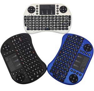 MINI RII I8 Clavier sans fil 24g Air Air Mouse Clavier Remote Contrôle Tack Papa pour Smart Android TV Box Tablet PC1075606