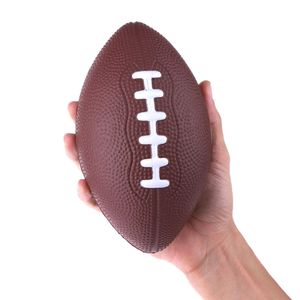 Mini Soft Standard PU Foam American Football Soccer Rugby Squeeze Ball Niños Adultos Cumpleaños Regalo de Navidad FootballColor Random 240122