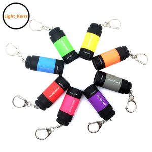 Mini-Torch led light usb charge 0.3W 25Lum portable mini torch Flashlight rechargeable Keychain