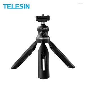 Mini trépied avec Clip de téléphone, tête sphérique à 360 degrés, pour appareil photo Android DSLR avec chaussure froide Vlog, trépieds extensibles Loga22