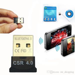 MINI USB Bluetooth Adapter 2.4mhz 3Mbps CSR 4.0 8510 A10 Wireless Dongle CSR4.0 V4.0 For Win10 7 Lan access with pack