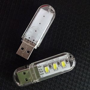 Nouveauté éclairage Mini USB LED lumières de livre 5730 lampes lampe de camping pour PC ordinateurs portables ordinateur portable chargeur d'alimentation mobile ampoule de lecture veilleuse