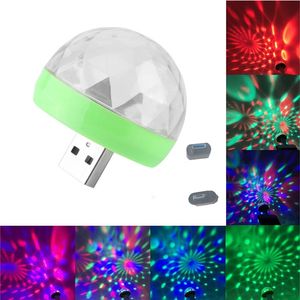 Mini USB LED Disco DJ Stage Light Portable Family Party Ball Colorful Light Bar Club Stage Effect Lamp Mobile Phone Lightings