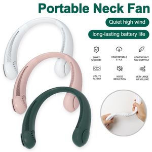 Mini USB Cuello portátil Fanneck Ventilador con batería recargable Batería ultra silencioso Ventilador portátil de bolsillo Aire acondicionado