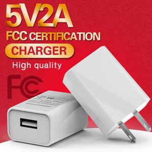 Mini chargeur mural USB 5V 2A chargeurs de voyage portables adaptateur secteur charge rapide pour téléphone portable tablette PC