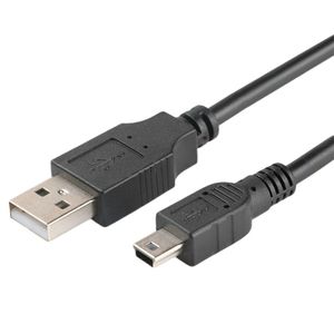 Mini câble USB2.0 vers USB câbles de chargeur de données rapide 5Pin pour lecteur MP3 MP4 voiture DVR GPS appareil photo numérique HD Smart TV 1/1.5/2M