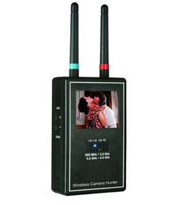Mini caméra sans fil chasseur, Scanner vidéo pleine bande, affichage d'image, détecteur d'objectif de caméra sans fil, gamme complète, Anti-espion
