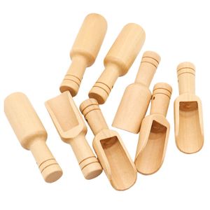 Cucharas de madera para baño, sal, polvo, detergente, cuchara, dulces, lavandería, té, café, cucharas, herramienta de cocina