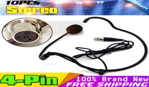 Mini xlr 4 pin ta4f de 4pin conector de oídos con alurio con auriculares condensador de micrófono micrófono Mike Mikrofon para cuerpo inalámbrico 8645613