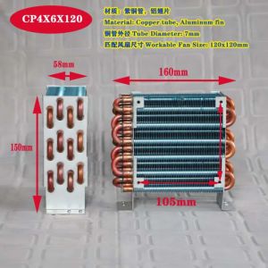 Condensador en miniatura mini radiador tubo de cobre aleta de la aleta máquina de soldadura de la máquina de soldadura de oxígeno enfriamiento