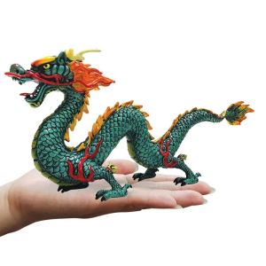 Miniatures 2024 Statue de Dragon du Nouvel An Chinois Feng Shui Figurine de Dragon Sculpture pour la Maison Bureau décoration de Bureau Cadeaux de Bonne Chance