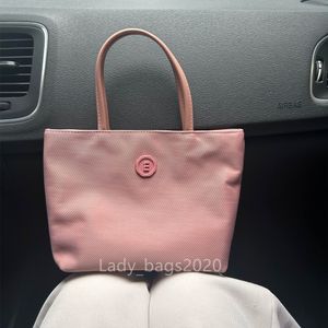 Minitmute Bags Mini Carry Nylon Tote Bag Girl Designer Sac à main Femme Luxury Tote Shoulder Shopping Bag Crossbody Purse Messenger Pink Cute Classic Handbags 17cm