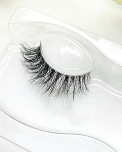 Cils de vison 0810 CM 3D vison faux cils naturel pleine bande bande transparente cils cilios posticos bande Invisible Lashes6666373