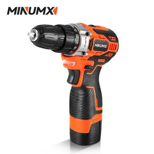MINUMX 16V BROSSELless Electric Drill 32 Nm Two Speed Nidless Driver Driver Tournevis Lithium Battery Power 240407