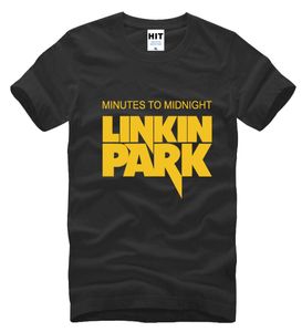 Minutos a medianoche Lincoln Linkin Park Rock hip hop Men039s camiseta para hombres 2017 algodón Casual Camisetas Masculina1044305