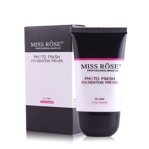 MISS ROSE Photo Finish Base de maquillaje para pieles grasas, sin aceite, suave y duradera, Base de maquillaje Facial, Maquillaje Facial profesional