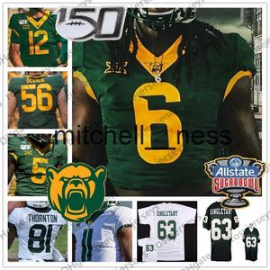 Mit8 Personalizar Baylor Bears 2022 Camiseta de fútbol #0 R.J. Sneed 5 Denzel Mims 12 Blake Shapen 18 Drew Estrada 86 Ben Sims 150TH Sugar Bowl Men Youth Kid Jersey