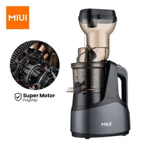 MIUI screw cold press juicer easy to clean slow speed original fruit and vegetable blender commercial flagship 240116