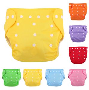 Mezclar 6 piezas enteros pañales reutilizables para bebés calzoncillos ajustable recién nacido infantil lavable rejilla suave verano transpirable pañal de tela 2640381