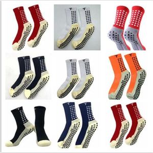 Calcetines de fútbol antideslizantes para hombre, calcetines de fútbol de calidad, calcetines de algodón con trusox