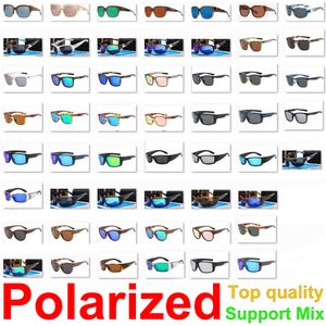 Mezcla de gafas de sol de diseñador polarizado para hombres gafas de sol deportivos de solas marcas de ciclismo deslumbrante
