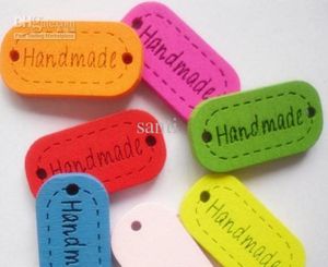 Botones de costura de botón de madera ovalados con láser, logotipo hecho a mano, patrón de dibujo de colores variados, 4531017