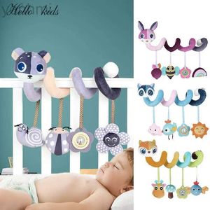 Mobiles # Baby Toy Troller Reconft Reconst Animal Animal Rabagiement Rattles Toys Gift Mobile Infant Pousteille Toys For Baby Hanging Bed Belltoy D240426