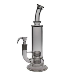 Saml Glass Stereo Glass Bong Banghs TUBES sans tige de 55 mm avec une matrice jumelle percolètes Joix de tuyau d'eau 18,8 mm PG3010 FC-186 Version améliorée