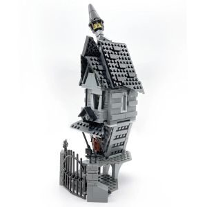 MOC Halloween Jack Skellingtoned House-nightMareal avant Noël Ghost House Building Bloums Set City Brick Toys for Children