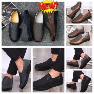 Modelo Diseñador formal GAI Vestido deportivo Zapato Mans Black Browns Shoes Point Toe Party Banquete Traje Mens Business Talón Diseñadores Zapato EUR 38-50 Soft Classic