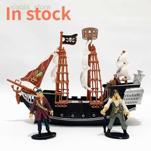 Modelo de barco pirata para niños, modelo de juguete, regalo de vacaciones para niños, barco pirata de vela HKD230706
