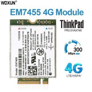 Modems EM7455 Module 4G LTE 00JT547 00JT542 01AX789 01AX746 CARTE 4G pour ordinateur portable ThinkPad T460 T460S T560 X1 Carbon P70 P50 X260 T470