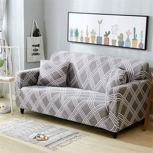 Housse de canapé élastique moderne pour le salon Housses de canapé en spandex Tight Wrap All-inclusive Couch Cover Furniture Protector LJ201216