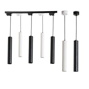 Lumières modernes piste d'éclairage lampe à Led Dimmable 5W Long Tube Spot Rail de lumière plafond lampes suspendues éclairages suspendus pour la maison magasin