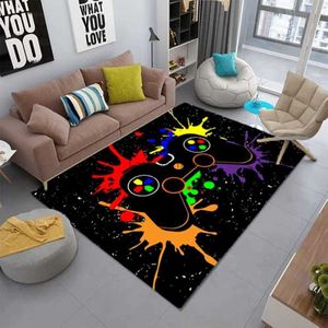 Contrôleurs de jeux vidéo de jeu surdimensionnés modernes Tapis de zone de joueur Tapis de salon Chambre à coucher Tapis de sol de salle de bain Gaming Home Decor HKD230828