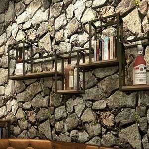 Papel tapiz De piedra 3D De PVC Simple moderno para sala De estar restaurante cafetería tienda De ropa decoración De pared De fondo arte Papel De pared 3D