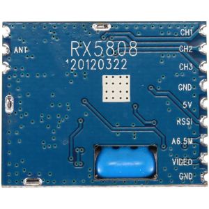 Modle Retail 5.8g FPV Mini module de récepteur vidéo audio sans fil RX5808 pour le système FPV RC Helicopter RC Pièces