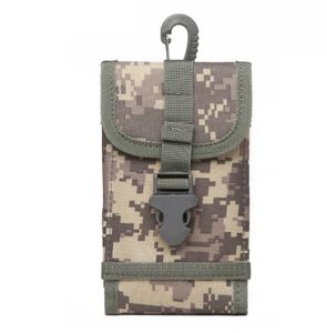 MOLLE Tactique Crochet Taille Pack Camo Tactics Sport Ceinture Sacs Pochette Randonnée Camouflage Camping Jungle En Plein Air Téléphone Portable Stockage Sac Suspendu