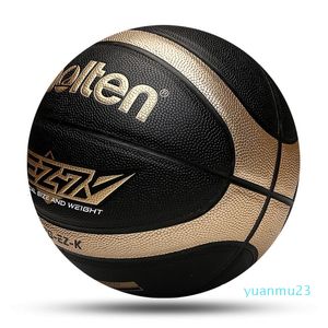 Bolas de baloncesto fundidas Tamaño oficial 7/6/5 PU Material Mujeres Mujeres al aire libre Baloncesto de entrenamiento de fósforos con aguja de bolsa de red gratis