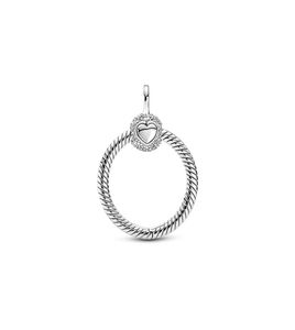 Momentos Pequeño Pave O Colgante Charms Plata de Ley 925 Cuelga Charm Fit Pulsera Original Collares Charm Colgante para Joyería DIY6056221