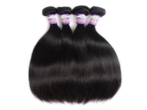 Mongol Soidy Straight Virgin Hair 3 ou 4 packs 9a Naturel Noir raide bon marché Mongolien Remy Human Heuving Weave Extensions 10 4346983